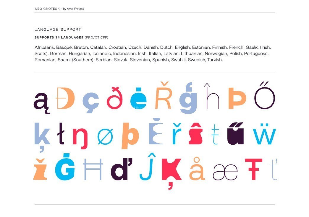 Neo Grotesk 系统无衬线可变字体家族